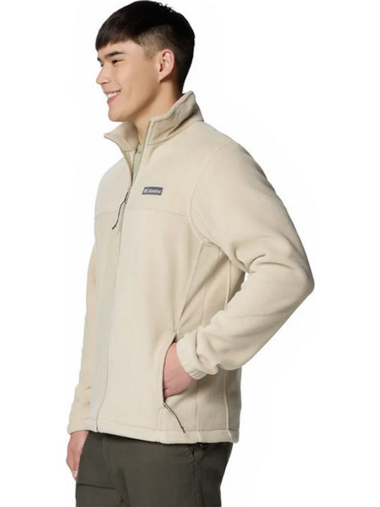 Steens Mountain Full Men's Fleece Cardigan Beige