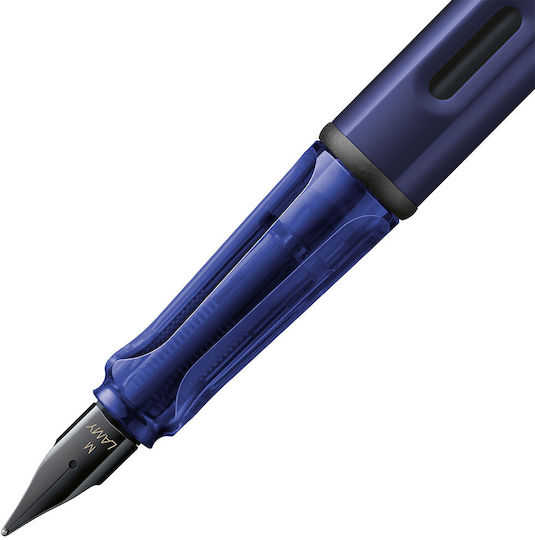 Lamy Al-star Πένα Γραφής Medium Μπλε από Αλουμίνιο με Μπλε Μελάνι