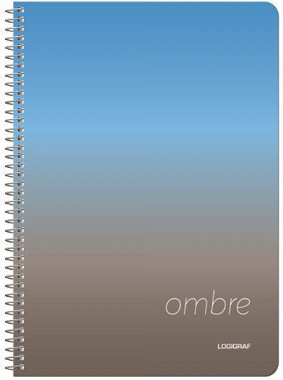 Logigraf Spiral Notebooks Ruled B5 2 Subjects Ombre 10pcs