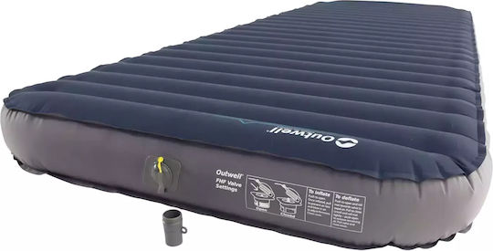 Outwell Ημίδιπλο Υπόστρωμα Camping Πάχους 12cm Μπλε