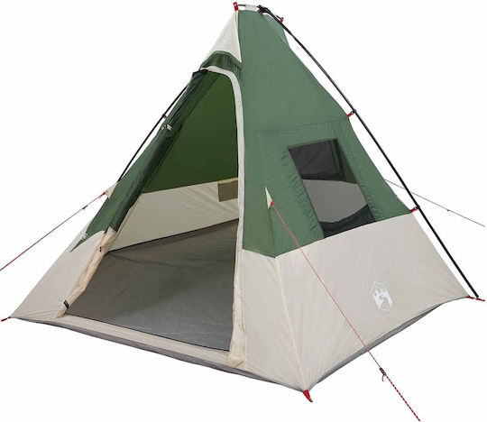 vidaXL Campingzelt Grün 383x338x217cm