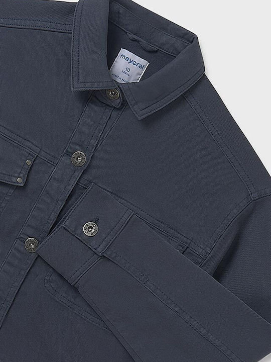 Kids Shirt Long Sleeve Petrol (Item J062)
