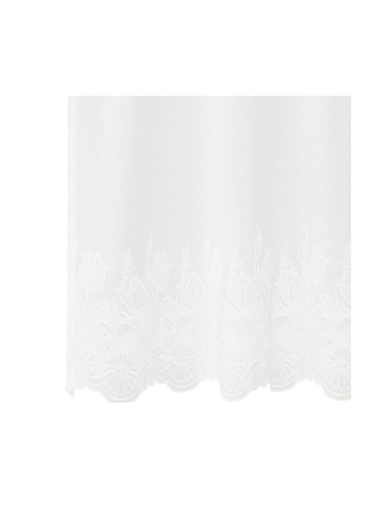 vidaXL White Window Curtain with Pencil Pleat 750x260cm
