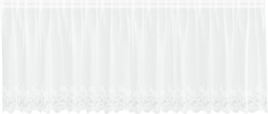 vidaXL Vorhang für Fenster mit Bleistiftfalten Weiß 400x100cm