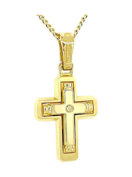Xryseio Women's Gold Cross 18K