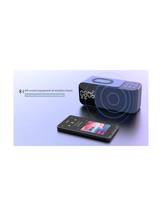 Ceas De Masă Digital Cu Ceas Deșteptător Radio Și Încărcare Wireless