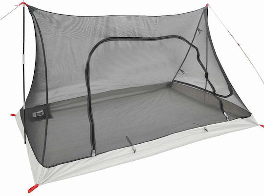 vidaXL Summer Camping Tent Black 220x128x110cm