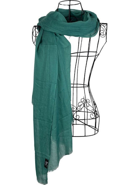Women's Silk Scarf Green