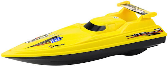 Lean Toys Motorboat Όχημα Παιχνίδι Παραλίας Κίτρινο