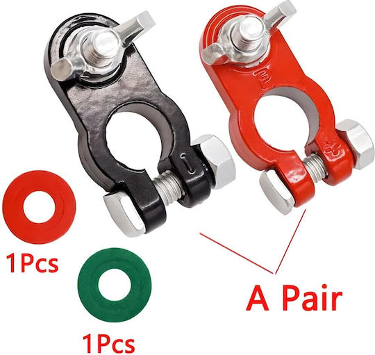 Battery Clamps 6v 12v 24v Set