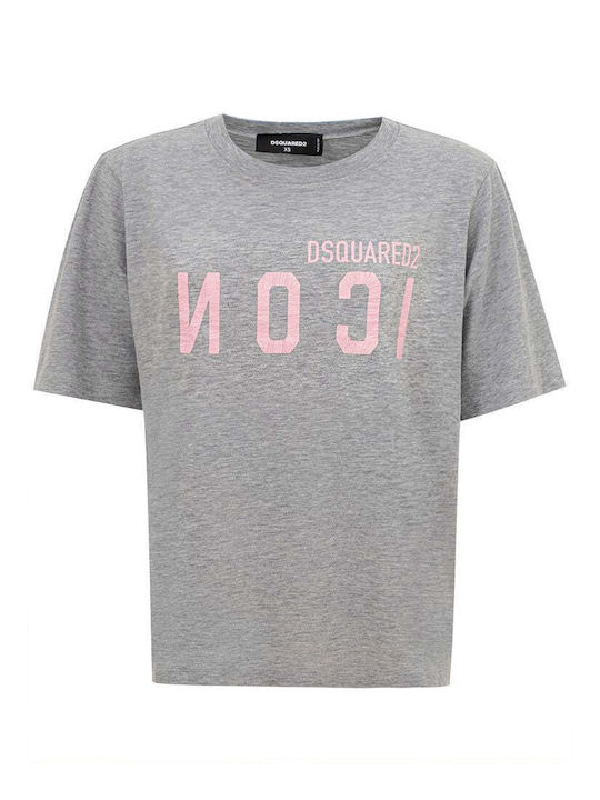 Damen T-Shirt Gray