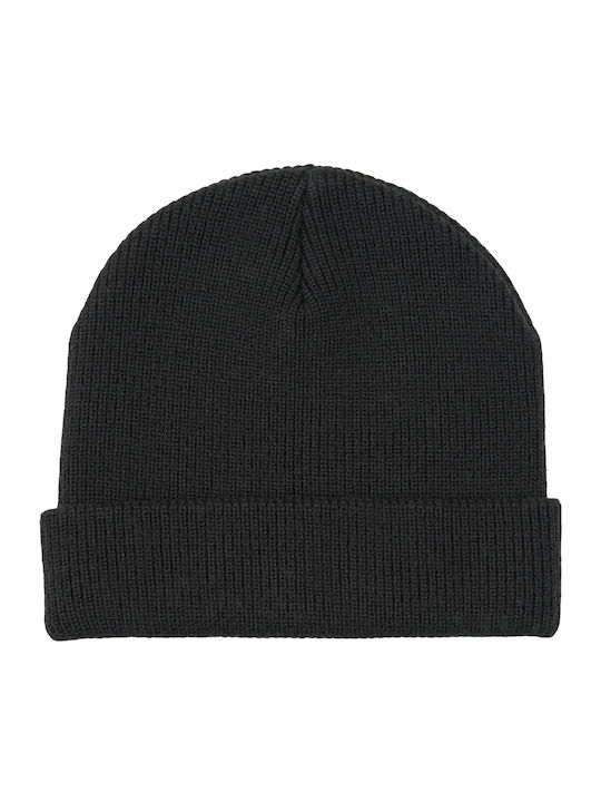 Beanie Γυναικείος Σκούφος Πλεκτός σε Μαύρο χρώμα