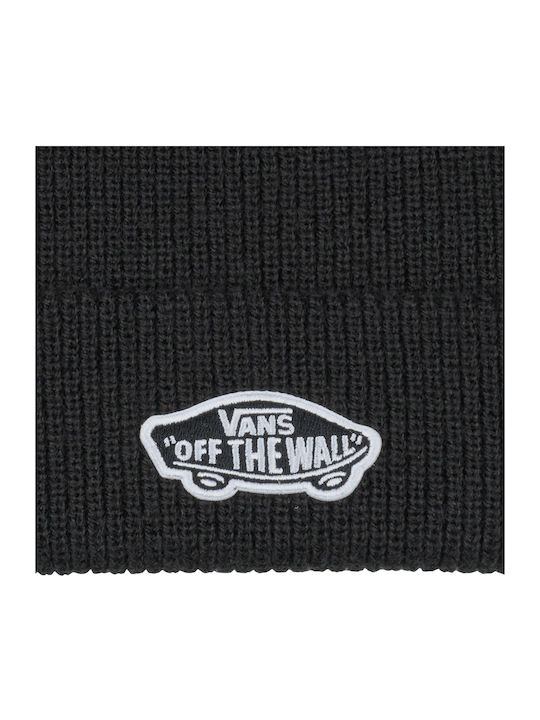 Beanie Γυναικείος Σκούφος Πλεκτός σε Μαύρο χρώμα