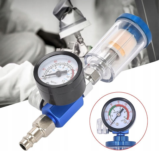 Pressure Reducer 1/4 7bar + Drainer Hvlp Paint Sprayer