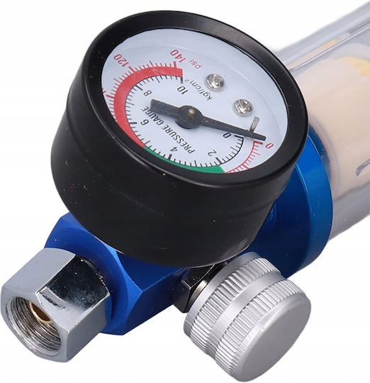 Pressure Reducer 1/4 7bar + Drainer Hvlp Paint Sprayer