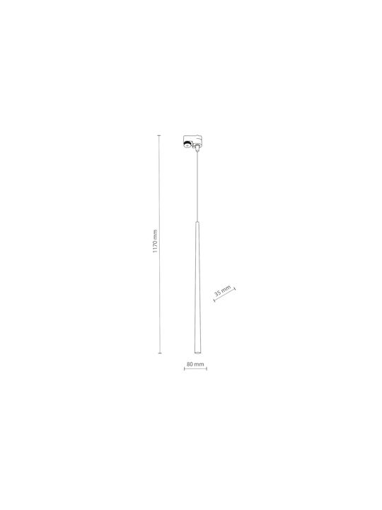 TK Lighting Tracer Single Spot with Socket G9 in Black Color