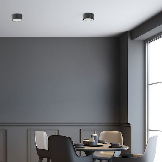 TK Lighting Dallas Modern Leuchte Wand mit Fassung GX53 Schwarz 8x4.2cm