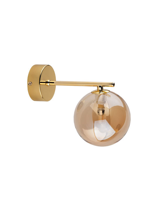 TK Lighting Estera Klassisch Leuchte Wand mit Fassung G9 Gold 22x17cm