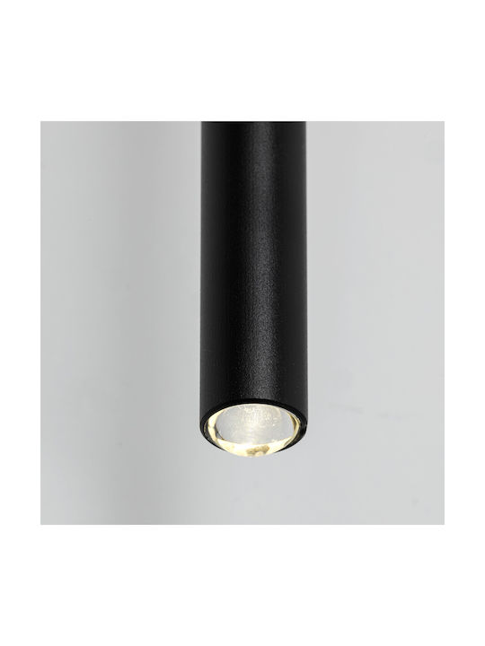 TK Lighting Μοντέρνο Φωτιστικό Τοίχου και Διακόπτη Μαύρο 8x8x8εκ.