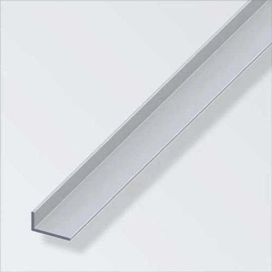 Silbernes Aluminium-Treppenprofil 200x2.5x2cm