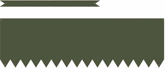 vidaXL Gardă Vie De Grădină Din Plastic Verde 1m x 30cm 20 Bucăți