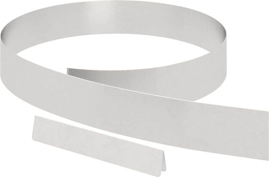 vidaXL Μεταλλική Μπορντούρα Κήπου σε Ασημί Χρώμα 10cm x 4.5m