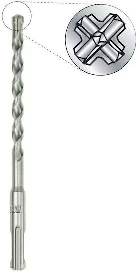 Dedra Τρυπάνι με SDS Plus Στέλεχος για Δομικά Υλικά 14x1000mm