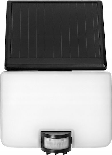 Orno Waterproof Solar LED Floodlight 10W Natural White 4000K with Motion Sensor IP54