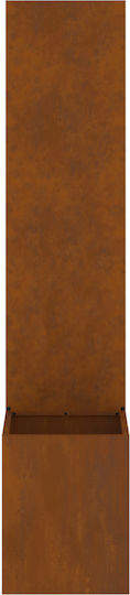 vidaXL Topf Metallisch Sk Rusty 32x140cm.