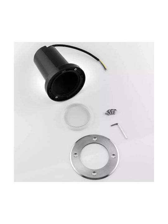 Lampa Lumină de Podea pentru Exterior 12W IP65 pentru Soclu GU10 Gri