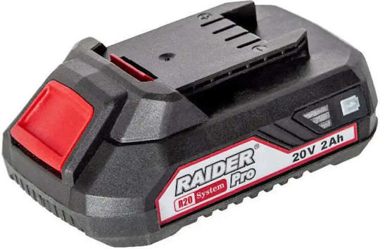Raider Σετ Μπαταρίας Λιθίου Χωρητικότητας 2Ah 20V με Φορτιστή