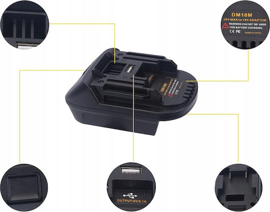 Rosfix Tool Battery Adapter