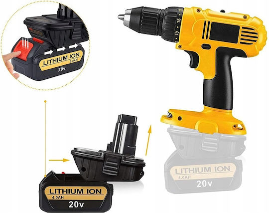 Dewalt Dcb201 Adapter Dewalt Milwaukee 18v Batteries Dm18d Black