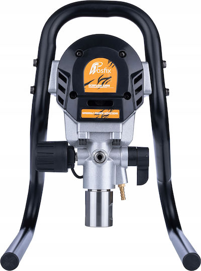Rosfix ZESTAW-03J2-PP45 Elektrische Farbspritzpistole mit Behälter 1.7Es