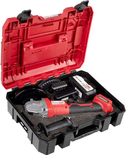 Raider 030230 Grinder 125mm Battery Brushless with Speed Control 1x4Ah
