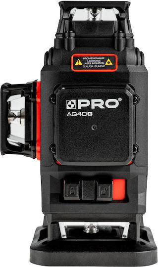 Profindustry PRO-AQ4DG Γραμμικό Αλφάδι Laser Πράσινης Δέσμης με Εύρος Εργασίας 30m