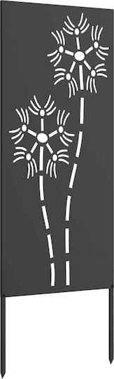 Vidaxl Decorative Garden Panel Black 50 x 140 cm