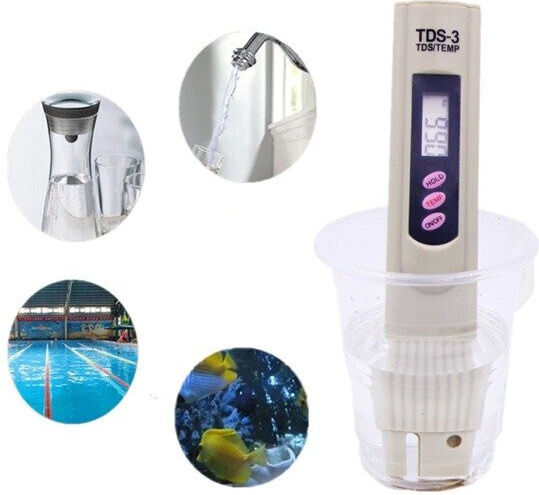 Water Quality Meter with TDS EC and Temperature Measurement
