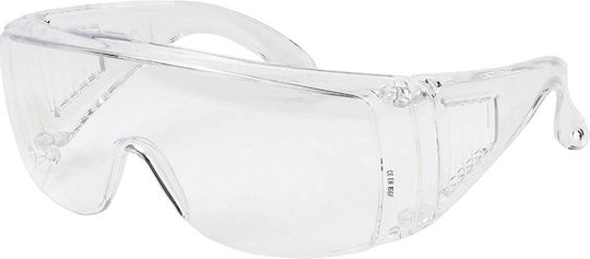 Pasco Safety Glasses for Protection with Transparent Lenses Onassis press 1pcs