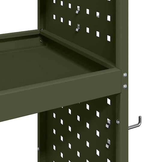 vidaXL Metal Căruță L75xA35xÎ73cm