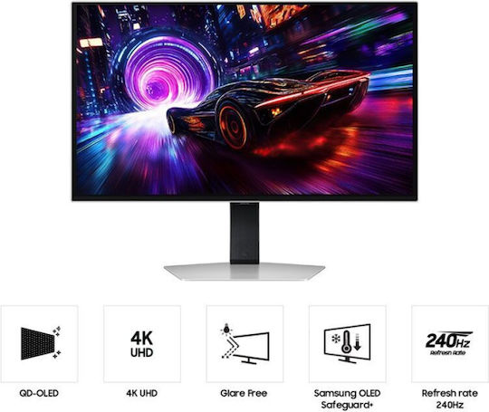 Samsung G8 G81SF OLED HDR Monitor 32" 4K 3840x2160 240Hz with Response Time 0.03ms GTG