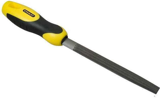 Stanley 0-22-501 Λίμα Μετάλλου 200mm Ημιστρόγγυλη με Λαβή (Χοντρό Δόντι)