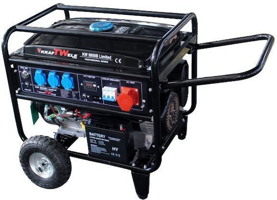 Kraftwele Three-phase Generator Gasoline Four-stroke with Handle