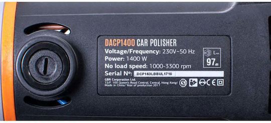 Daewoo DACP1400 Rotationspolierer Polierer 1400W mit Drehzahlregelung