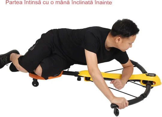 Arvada Dragonfly Fit Ld/tf-01 Echipament Fitness – Echipament Versatil Complet Pentru Antrenamentul Forței Abdomenului și Nucleului Ideal Pentru Acasă Sală Birou Galben
