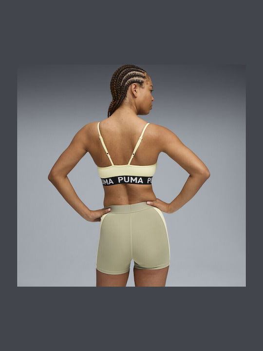 Frauen Sport-BH Soft Yellow