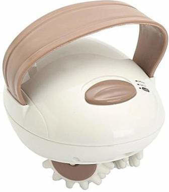 Siks Anti-cellulite Massage Device 6 Rotating Rollers Included 2 Speed Settings White Color