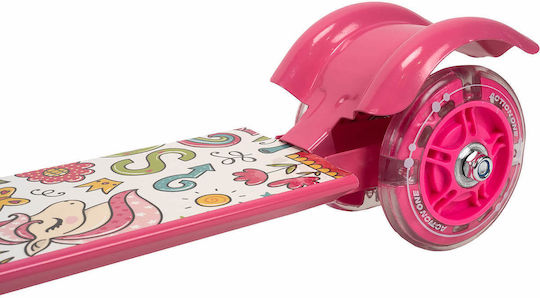Action One Kids 3-wheel Scooter Flowers Unicorns Pink