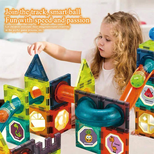 Jucărie Magnetică de Construcție pentru Copii de 3+ Ani