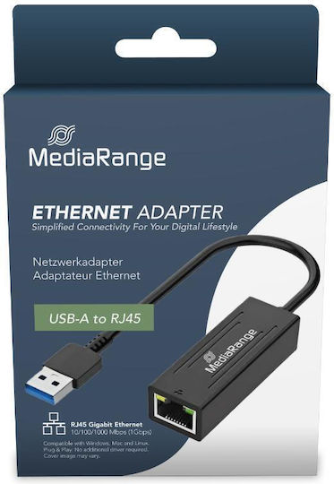 MediaRange USB 3.0 Cable USB-C male - micro USB-B 15W PD Μαύρο 0.5m MRCS257